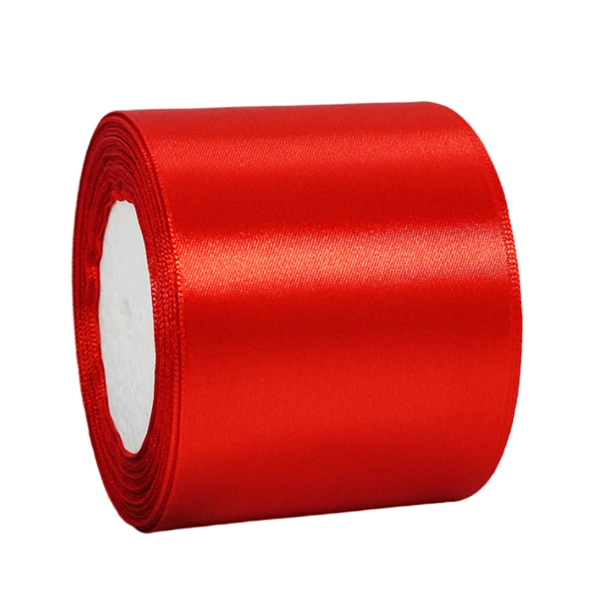 40mm Wide White Ribbon Thick Wedding Car Ribbon 22m, 1.5 inch Thick White Satin Ribbon for Gift Wrapping Wedding Car Christmas Birthday Cake Hair Bow Florist Bouquet Crafts Decorations — view 26