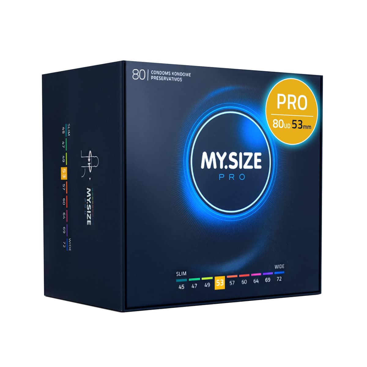 MY.SIZE PRO Condones ÉLITE, talla 5, 60 mm, XL, 10 piezas - Látex Vytex extra puro, fácil de abrir — view 52