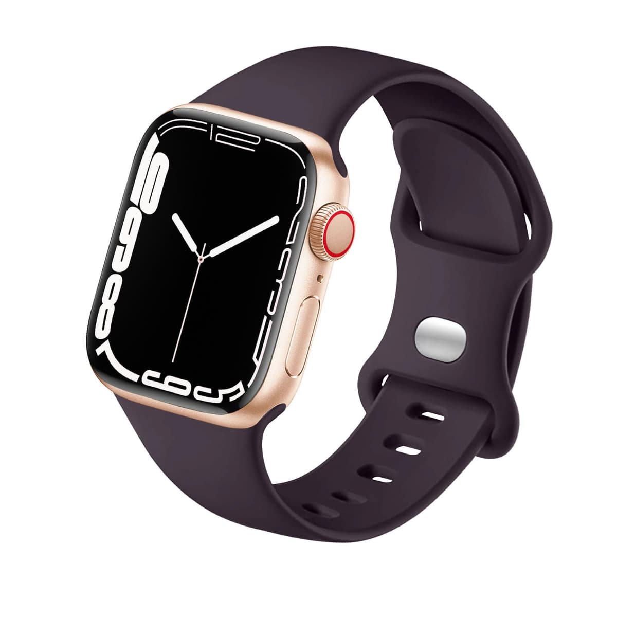Sport Strap Compatible with Apple Watch Straps 46mm 40mm 38mm 41mm 42mm 44mm 45mm, Silicone Strap Replacement for iWatch Bands Series 11 10 9 8 7 6 5 4 SE 3 2 1 Women Men — view 30