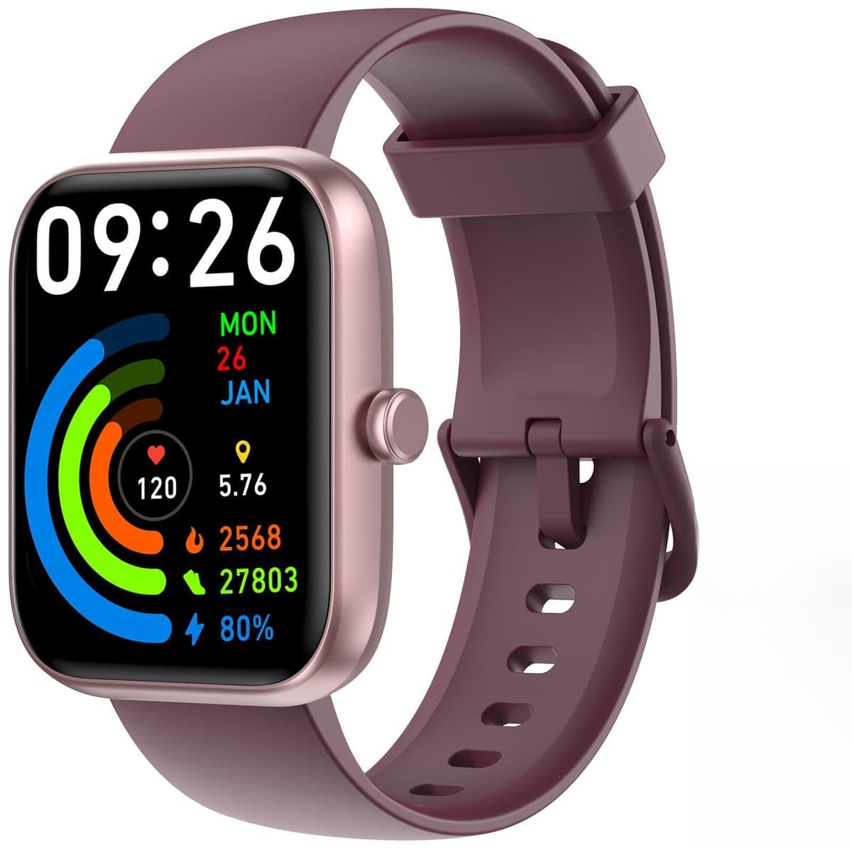 Smart Watch for Men Women with Bluetooth Call, Alexa Built-in, Heart Rate & Sleep Monitor, 1.83" DIY Dial Fitness Watch with 100+ Sport Modes, IP68 Waterproof, Compatible with Android iOS — view 2