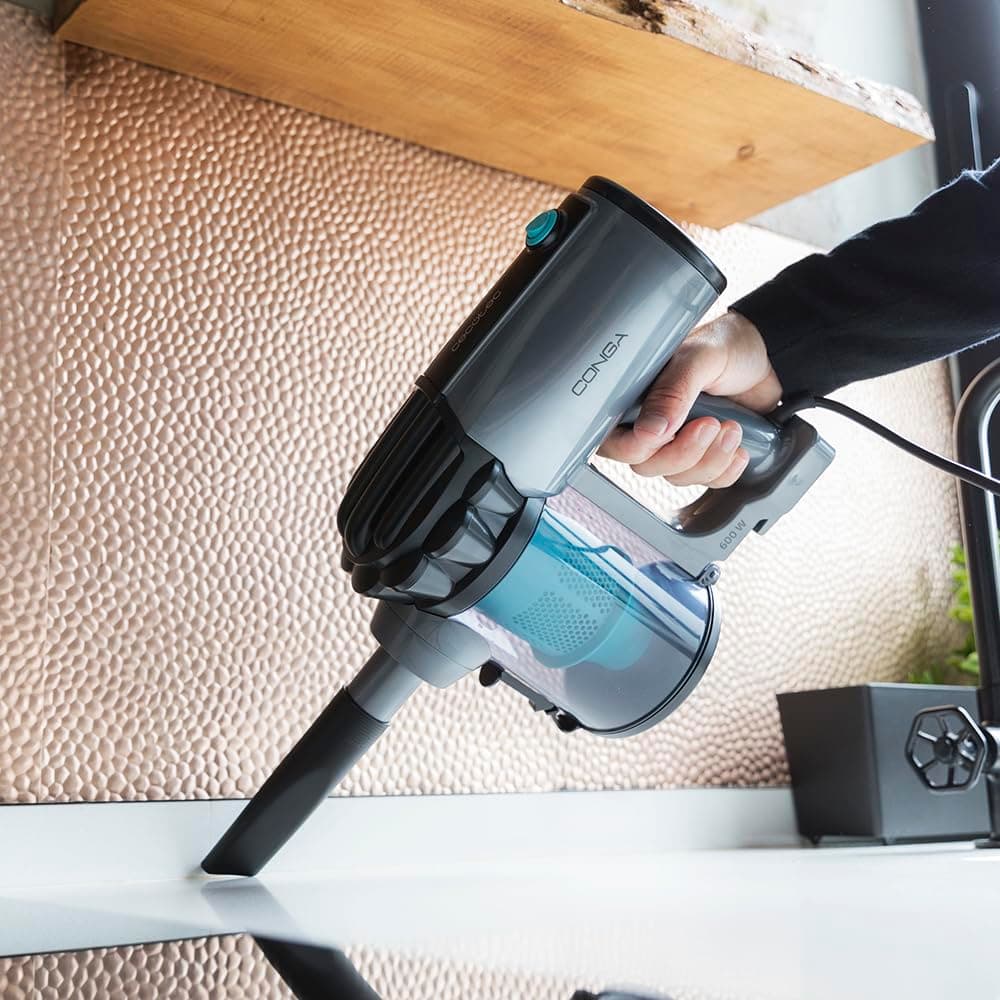 Cecotec Aspirador Vertical Conga Thunderbrush 560. 2 en 1, 600 W, Tecnología ciclónica, Filtro de Alta eficiencia, Radio de acción 6 Metros, Incluye 2 Accesorios — view 2