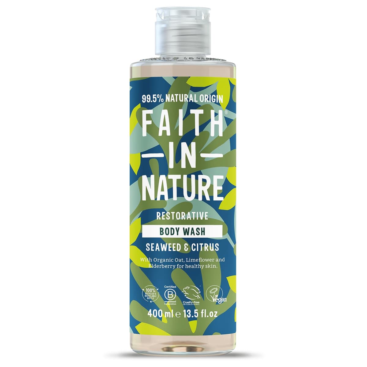 Faith In Nature Natural Aloe Vera Body Wash, Soothing Shower Gel, Vegan and Cruelty Free, No SLS or Parabens, 400 ml — view 7