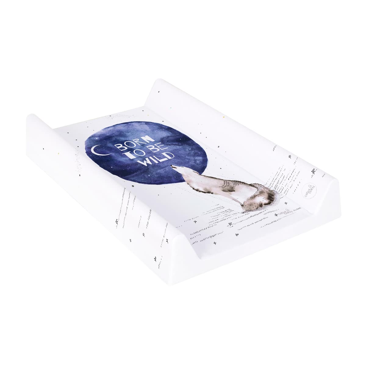 Soft Base Newborn Baby Changing Unit Mat with Raised Edges 50x70 cm (Raccoon) — view 8