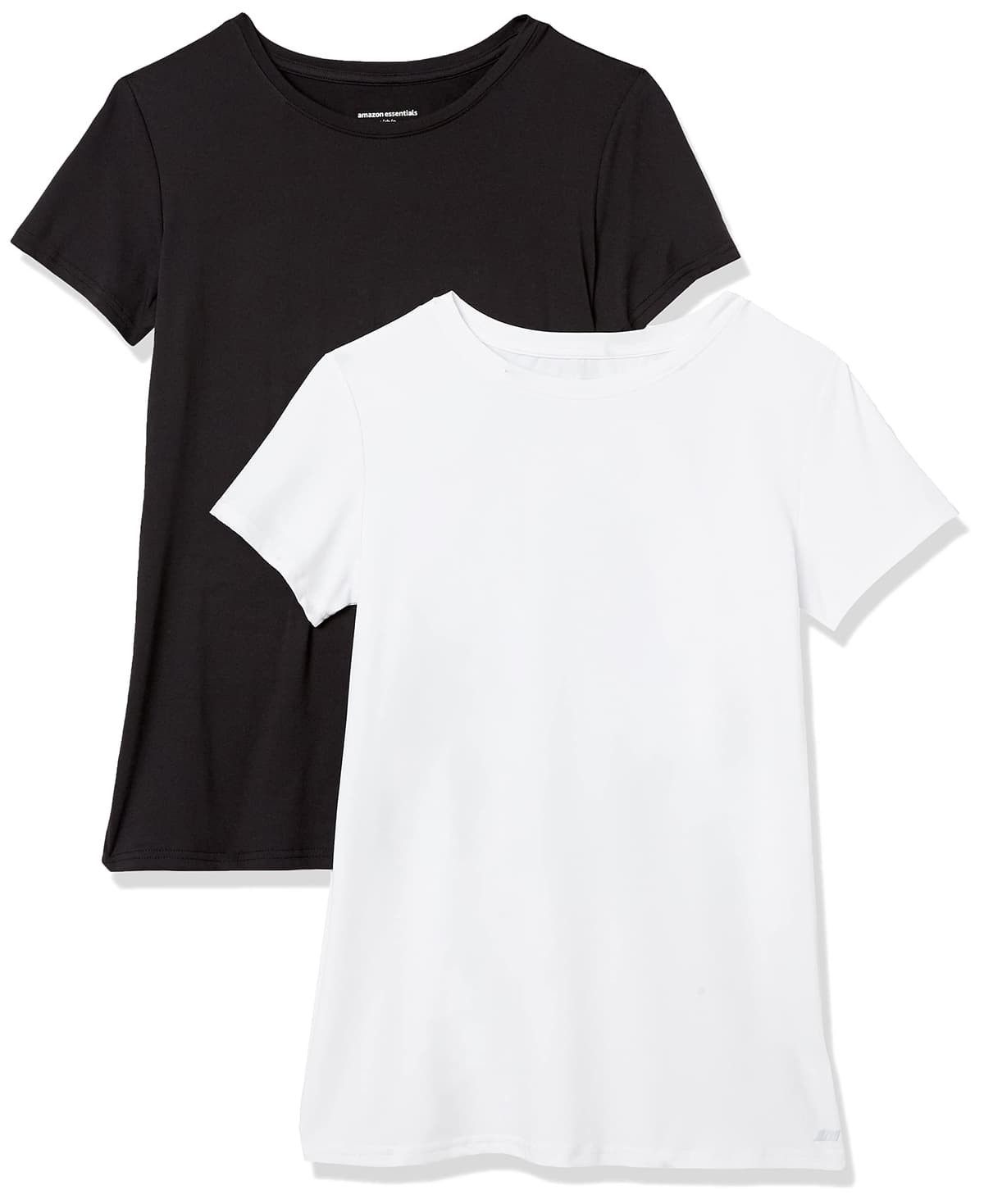 Amazon Essentials Mujer Camiseta Elástica de Secado Rápido, Manga Corta y Cuello Redondo (Hay Tallas Grandes)