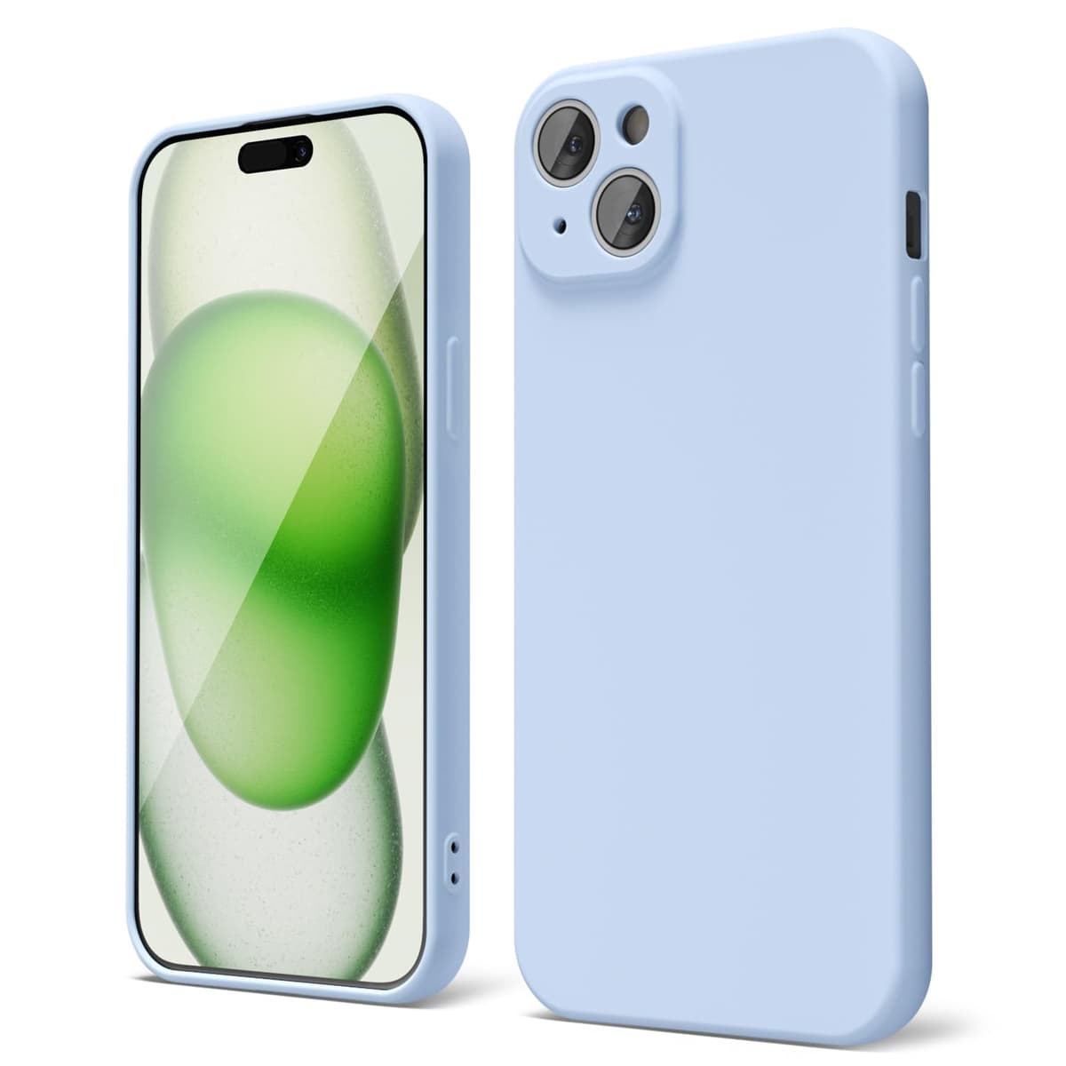 oakxco for iPhone 17 Pro Max Phone Case Liquid Silicone, Cute Thin Slim Grip Soft Rubber Gel for Women Men, Smooth Matte TPU Plain Solid Color Girly Simple Case with Camera Cover, Light Pink — view 732