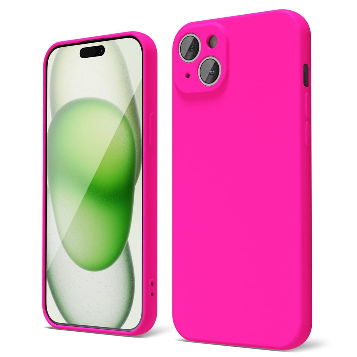 oakxco for iPhone 17 Pro Max Phone Case Liquid Silicone, Cute Thin Slim Grip Soft Rubber Gel for Women Men, Smooth Matte TPU Plain Solid Color Girly Simple Case with Camera Cover, Light Pink — view 460