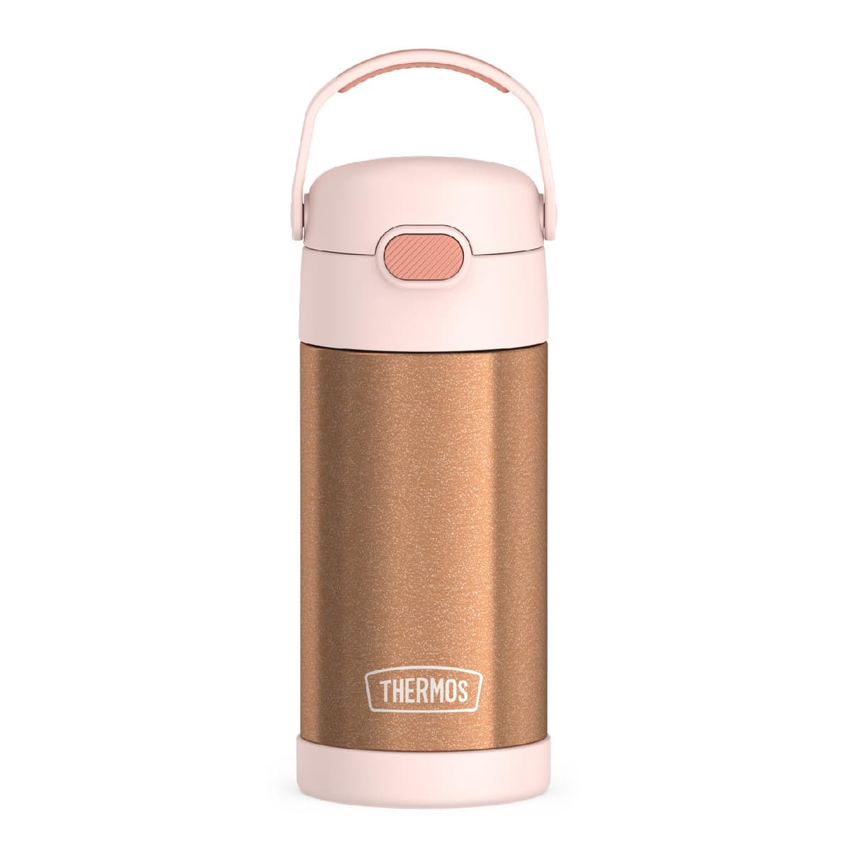 THERMOS FUNTAINER Water Bottle with Straw - 12 Ounce - Kids Stainless Steel Vacuum Insulated Water Bottle with Lid, Animal Presents — view 4