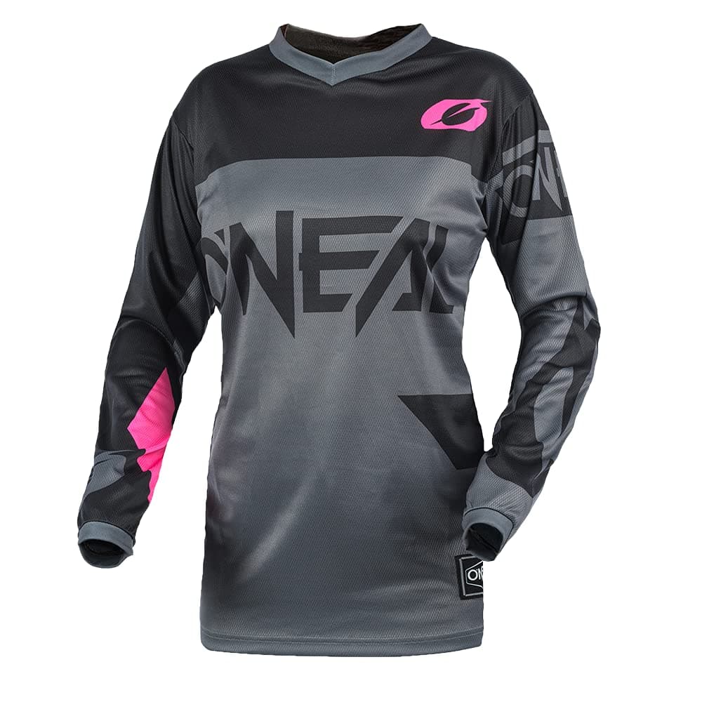 O'NEAL | Maillot de Motocross de Manga Larga | MX Enduro | Protección Acolchada en los Codos, Cuello en V, Transpirable | Maillot Element Racewear | Adulto — view 4