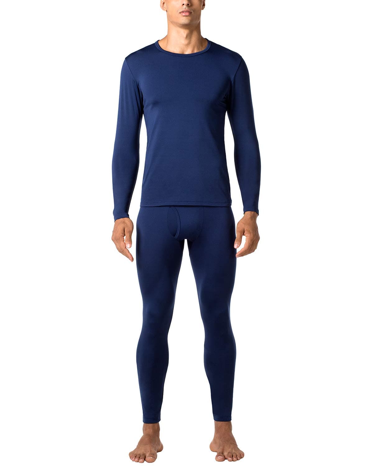 LAPASA Ropa Termica Hombre Conjunto Interior Termico Camiseta Manga Larga y Pantalón Largo Ligero/Cálido/Extra Cálido M11/M24/M57 — view 14