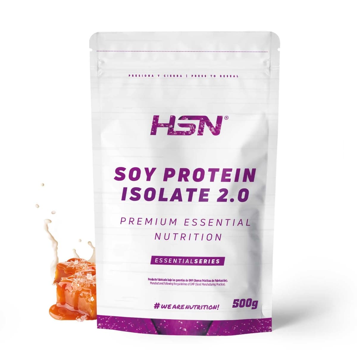 Proteína de Soja Aislada de HSN | Sabor Bombón de Chocolate y Avellanas 2 Kg = 67 Tomas por Envase | 100% Vegana | Soy Protein Isolate | No-GMO, Sin Gluten — view 25