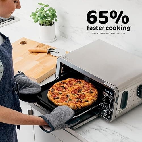 Ninja Foodi SP351 13 in 1 Air Fry Oven with Smart Thermometer, Silver — view 3