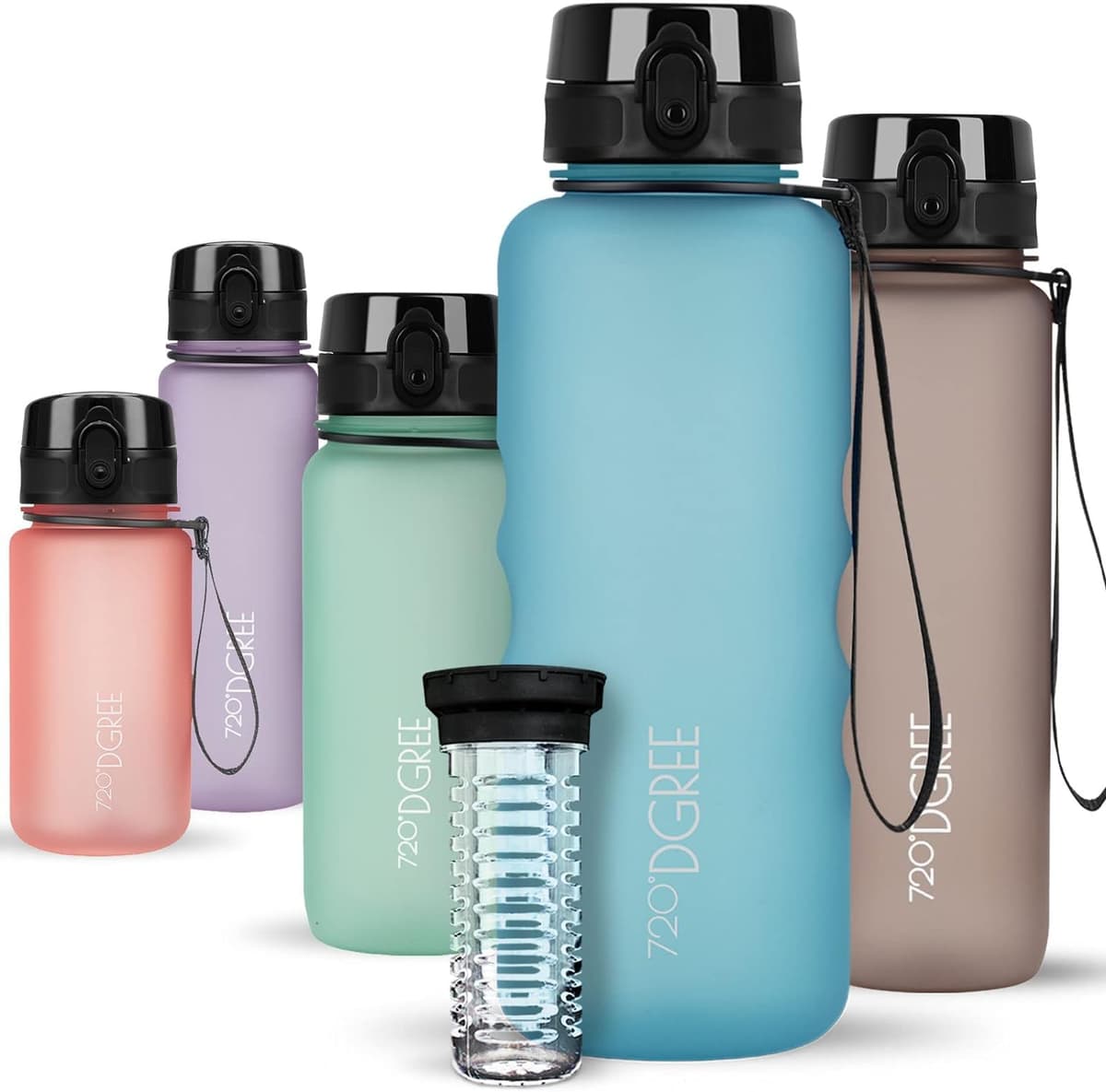 720°DGREE Botella de agua uberBottle – 1,5 litros, 1500ml | Novedosa botella deportiva | Sin BPA | Ideal para niños, fitness, deportes, fútbol, guardería, escuela, pequeños, antigoteo — view 185