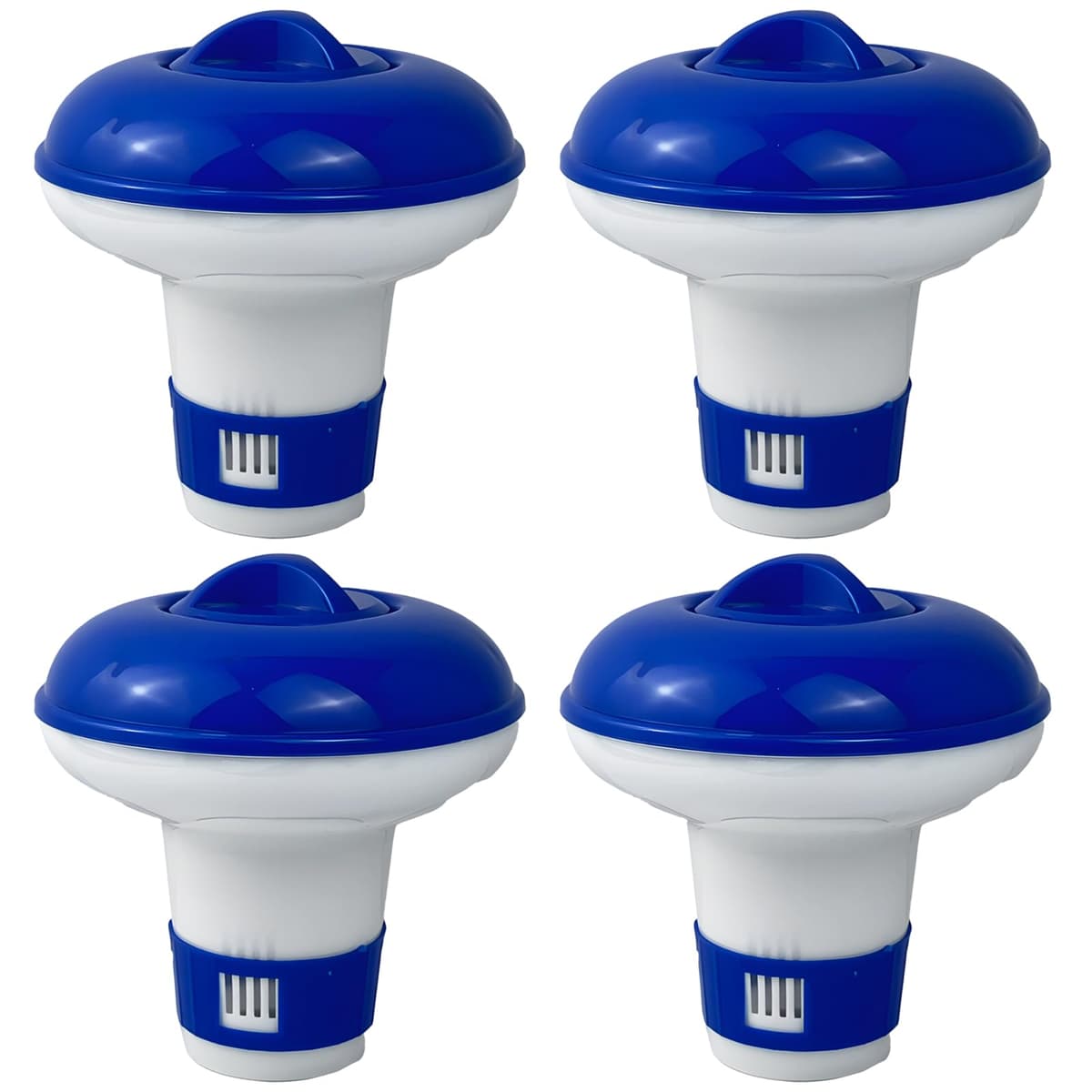 4Pcs Hot Tub Chlorine Dispenser, Adjustable Chlorine Dispenser for Hot Tub, All Spa, and Water Park Swimming Pool Floater
