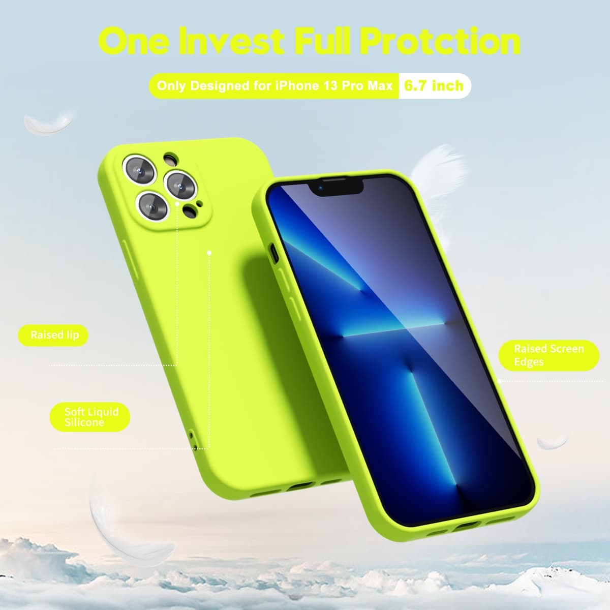 oakxco for iPhone 17 Pro Max Phone Case Liquid Silicone, Cute Thin Slim Grip Soft Rubber Gel for Women Men, Smooth Matte TPU Plain Solid Color Girly Simple Case with Camera Cover, Light Pink — view 317