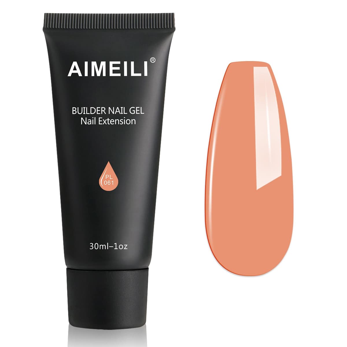 AIMEILI Gel Uñas Constructor Base Coat y Builder Gel 7 en 1 Nail Extensión Esmaltes Semipermanentes de Uñas UV LED Building Base 10ML — view 14
