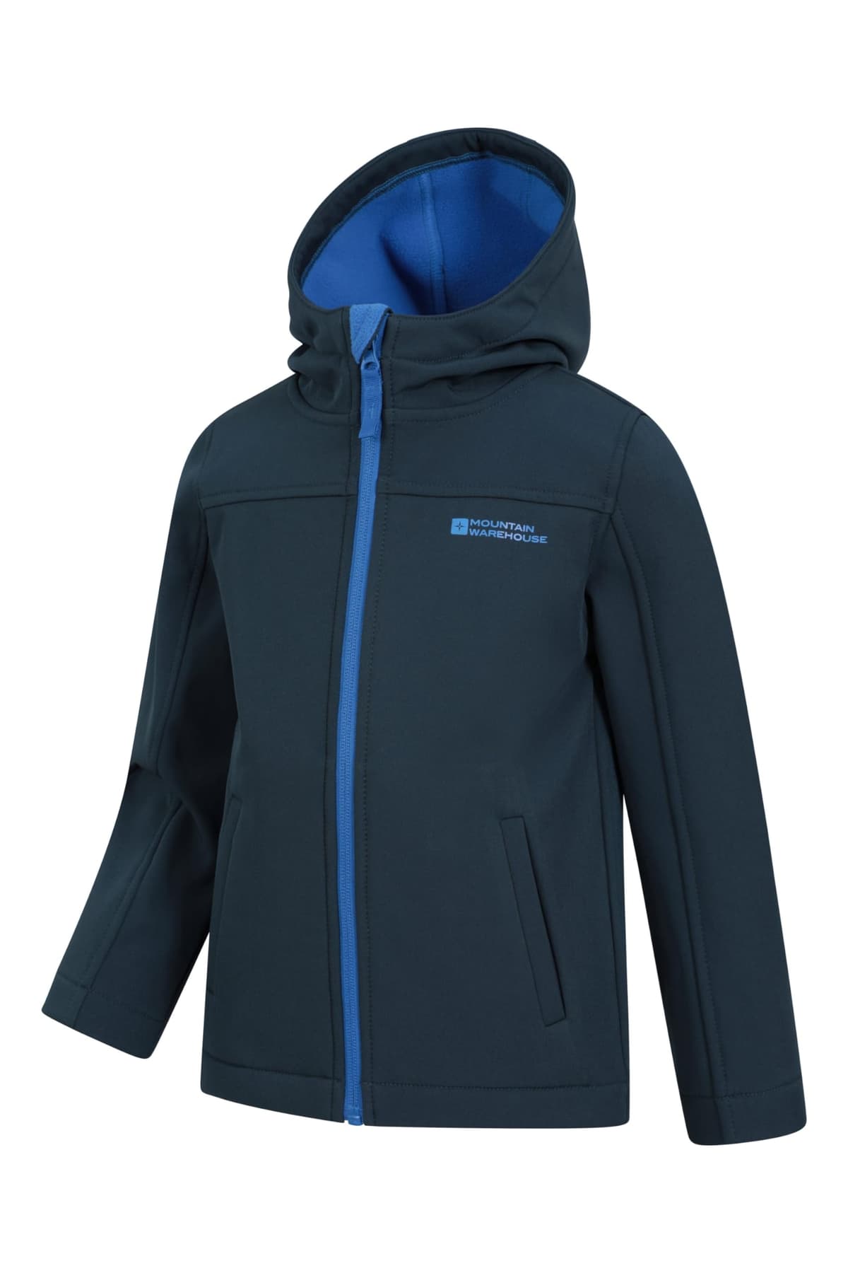 Mountain Warehouse Exodus Kids Softshell Jacket - Breathable, Wind & Water Resistant, Fleece Lined Coat, For Boys & Girls - Best For Sping Summer & Hiking — view 6