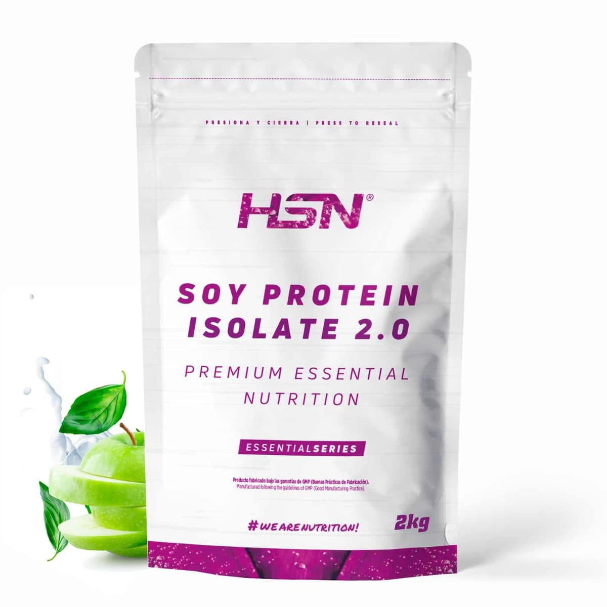 Proteína de Soja Aislada de HSN | Sabor Bombón de Chocolate y Avellanas 2 Kg = 67 Tomas por Envase | 100% Vegana | Soy Protein Isolate | No-GMO, Sin Gluten — view 28