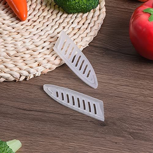 PATIKIL PP Safety Knife Cover Sleeves for 3.5" Paring Knife, 5 Pack Knives Edge Guard Blade Protector Universal Knife Sheath for Kitchen, White — view 4