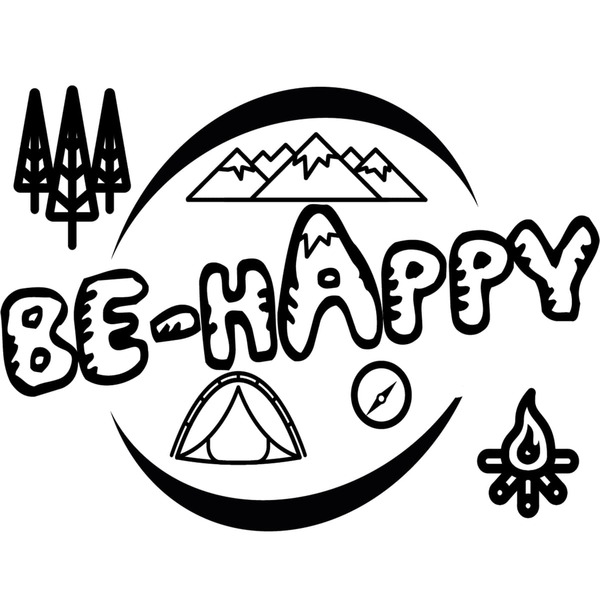 Outdoor Motorhome Sticker for Vans and Camper – Vinyl 'Living My Dream' (20 cm x 30 cm) — view 9
