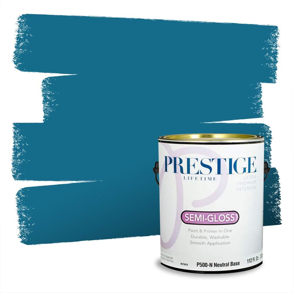 PRESTIGE Paints Interior Paint and Primer In One, 1-Gallon, Semi-Gloss, Comparable Match of Valspar* Dewdrop* — view 333