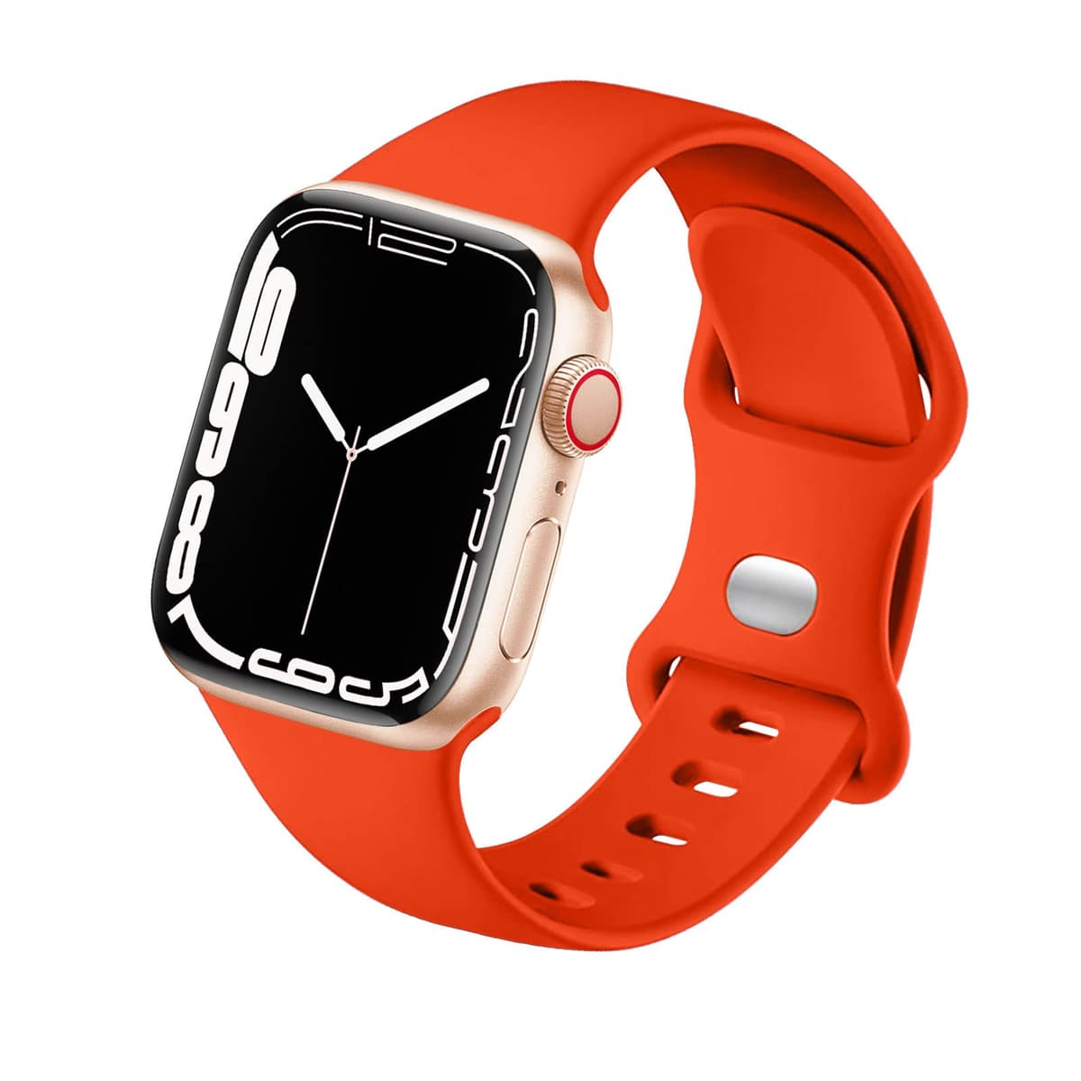 Sport Strap Compatible with Apple Watch Straps 46mm 40mm 38mm 41mm 42mm 44mm 45mm, Silicone Strap Replacement for iWatch Bands Series 11 10 9 8 7 6 5 4 SE 3 2 1 Women Men — view 13