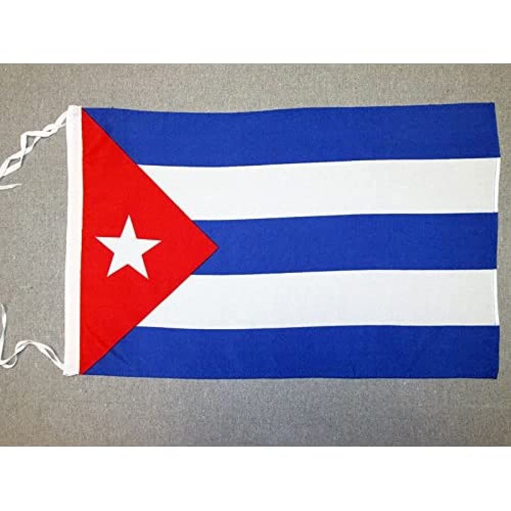 AZ FLAG Cuba Flag 18'' x 12'' cords - Cuban SMALL flags 30 x 45cm - Banner 18x12 in — view 2