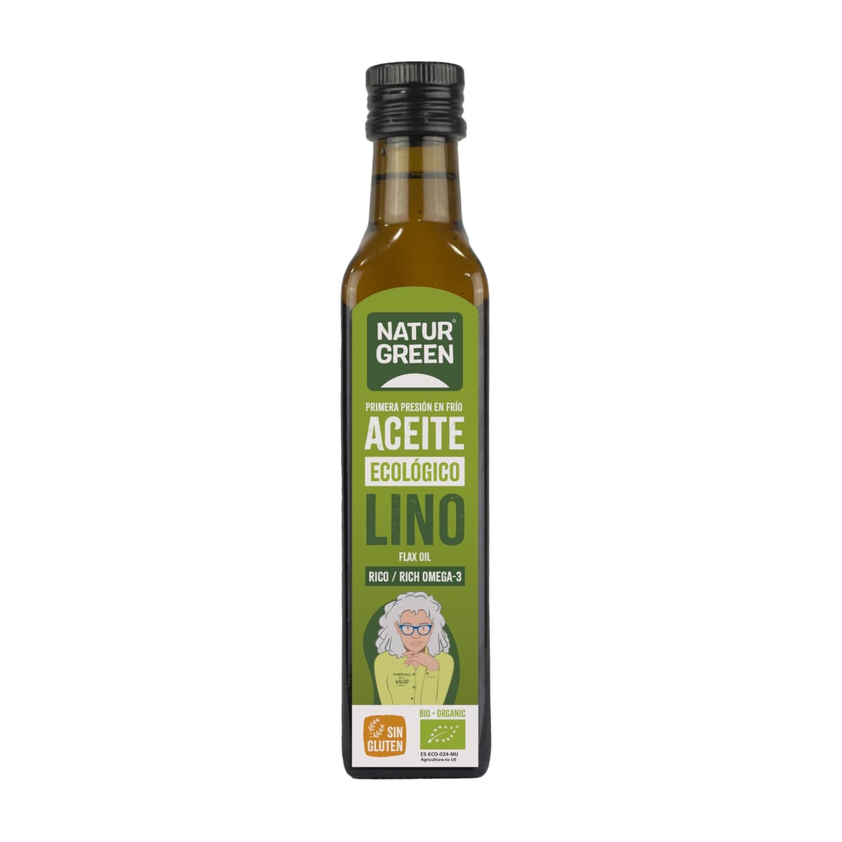 NaturGreen - Aceite Lino Bio, 100% Aceite de Semillas de Lino Ecológico, Rico en Omega-3, Primera Presión, 250 Mililitros, El embalaje puede variar — view 8