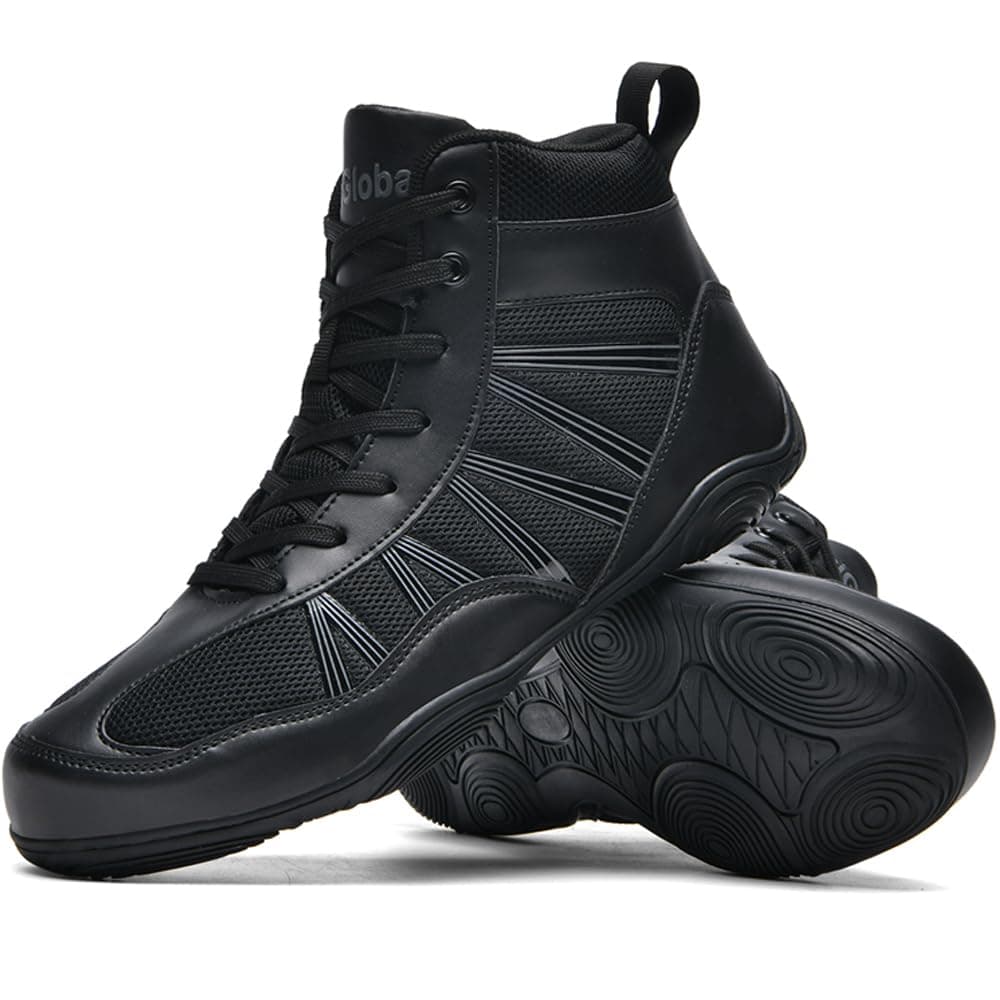Zapatos de Boxeo para Hombres Antideslizantes Zapatillas de Lucha Libre Zapatos de Lucha Profesional Deportivos Ligeros Unisex — view 3
