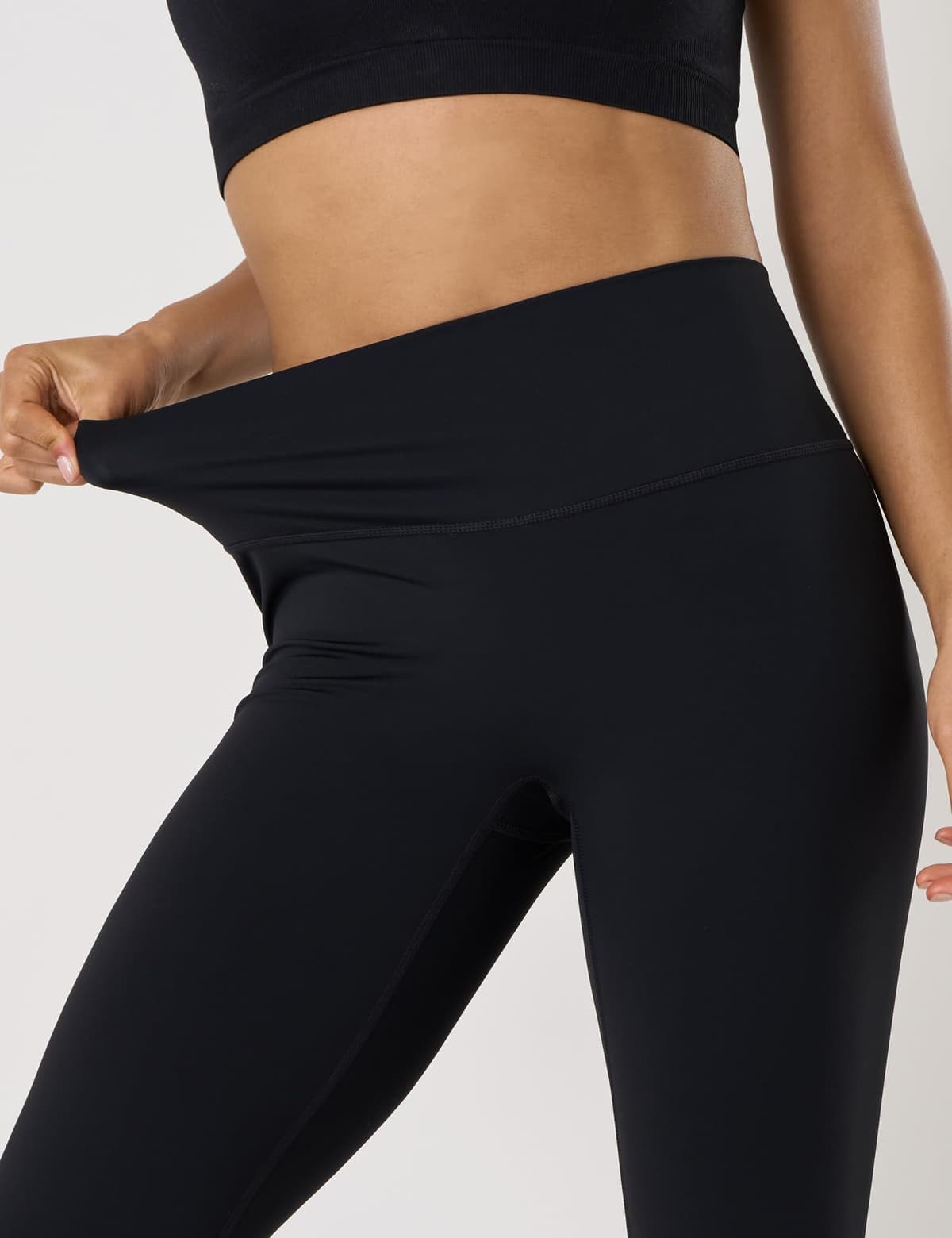 LAPASA Leggins Mujer Cintura Alta Fitness, Mallas de Deporte con Bolsillo, Pantalón Deportivo Elásticos y Transpirable, Leggings Push Up para Running Yoga y Ejercicio L01R1/L09R1/L32R1 — view 5