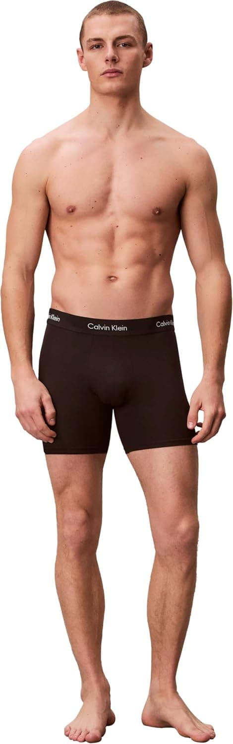 Calvin Klein Men’s 3 Pack Stretch Boxer Briefs — view 4
