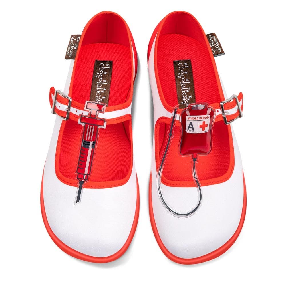 Hot Chocolate Design Chocolaticas Funky Canvas Women's Mary Jane Flat Shoes — view 73