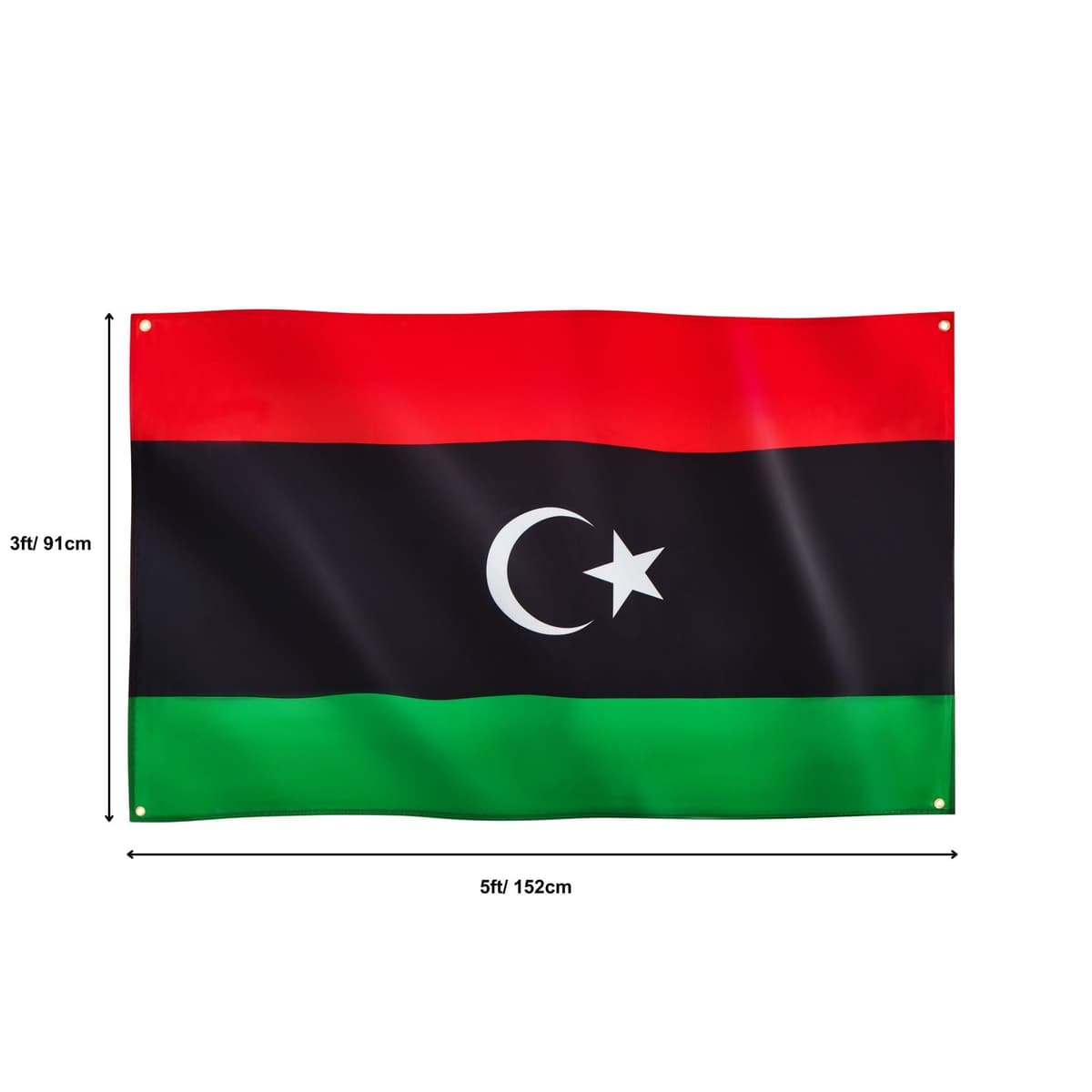 Runesol Cornwall Flag - 91x152cm, 3ft x 5ft, Cornish Flag, 4 Grommets, Eyelet in Every Corner, Premium Quality, Inside & Outside Use, Vivid Colours — view 1180