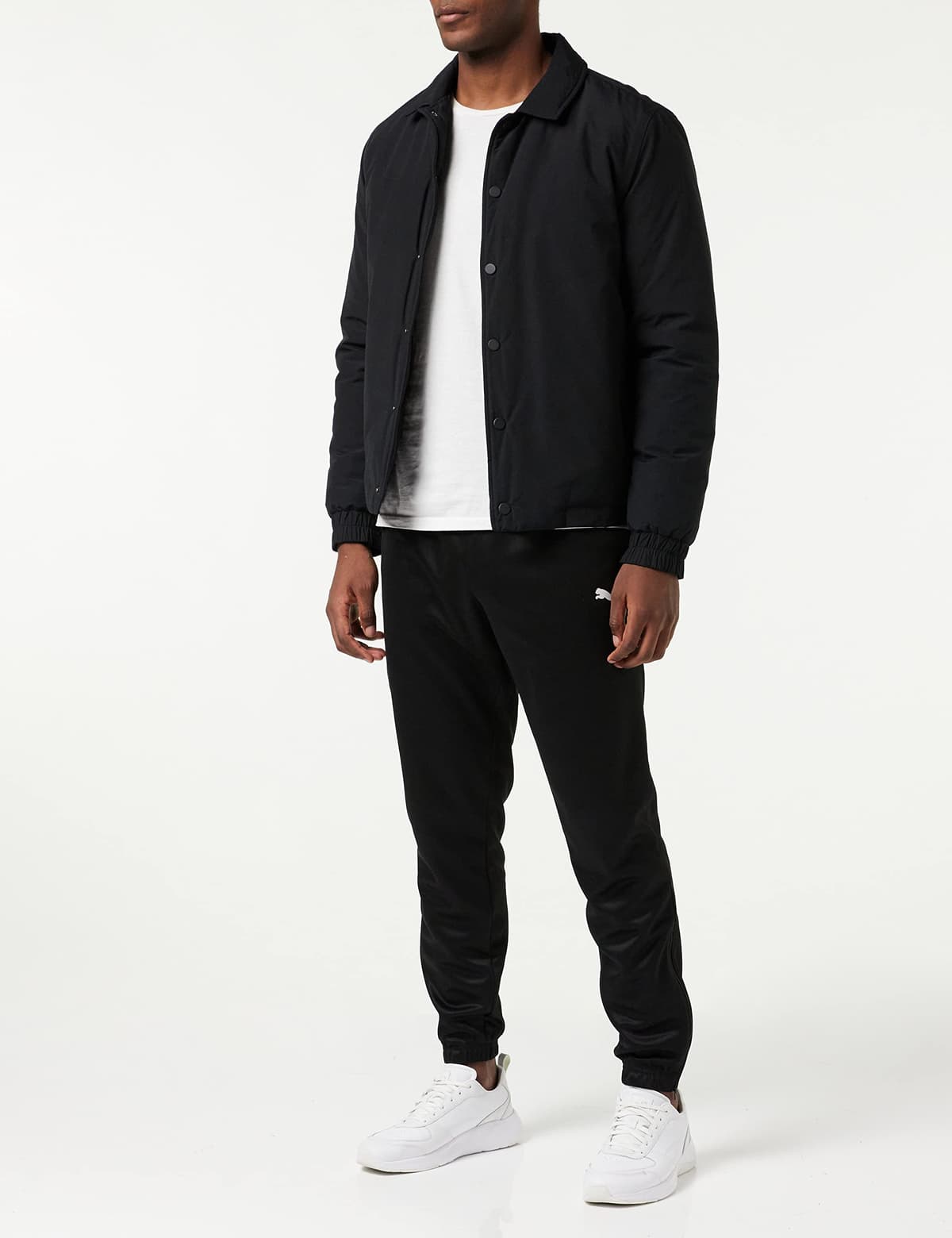 PUMA Pantalones de entrenamiento Teamrise Poly para hombre — view 3