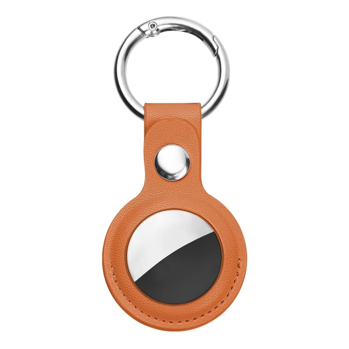 Ainiv Llavero para AirTag, 1 Pieza Llaveros para AirTag Funda Protectora, PU Localizador Portátil Antipérdida, Protectora de Cuero Funda Bluetooth Tracker Mascotas y Mochilas — view 16