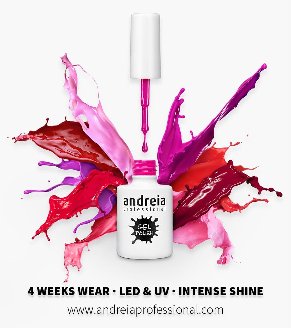 Andreia Pintauñas Semipermanentes – Esmalte Semipermanente Profesional para Uñas de Gel - Manicura con Brillo Intenso que Dura Hasta 4 Semanas - Color MZ3 Coral Neón - 10,5ml — view 4