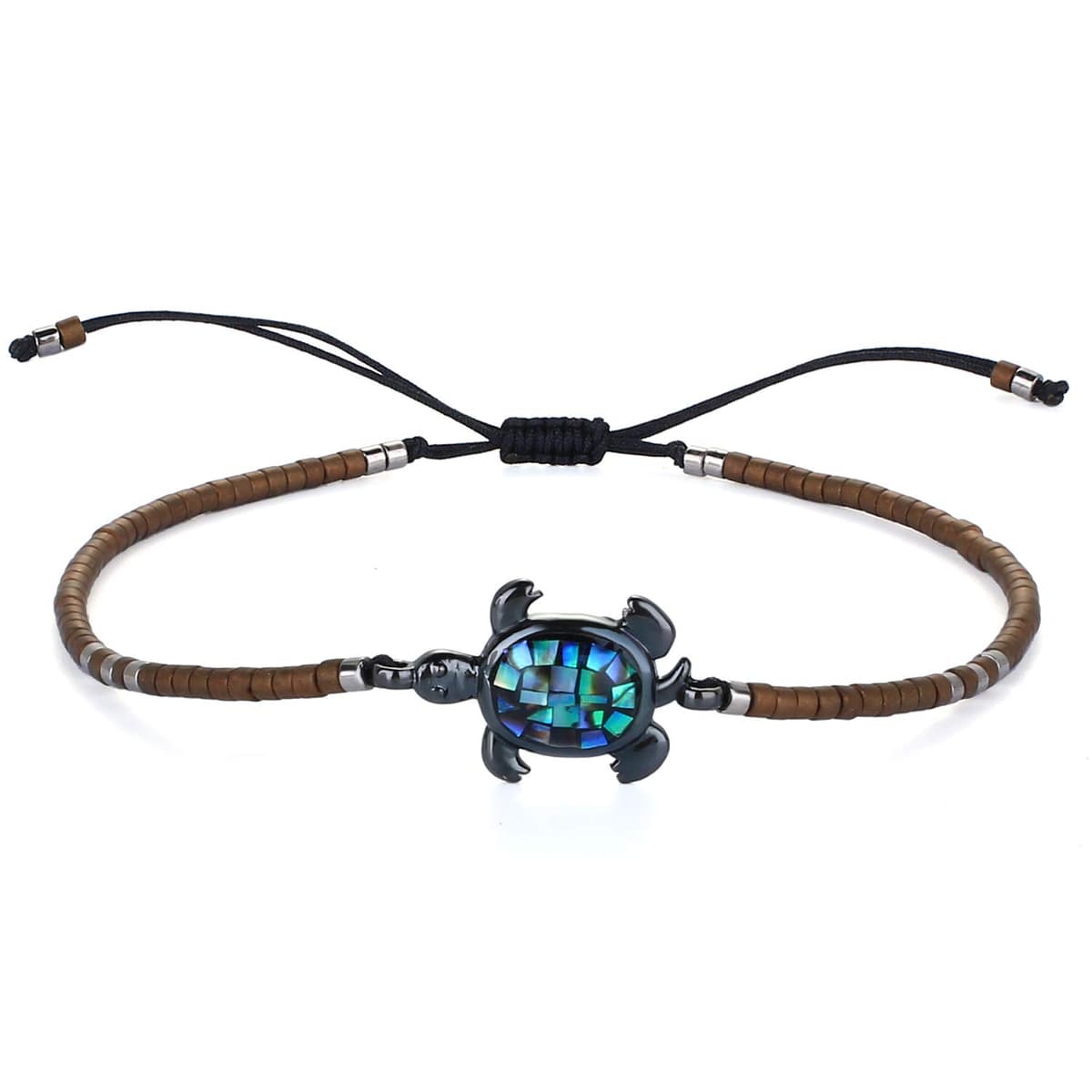 KELITCH Pulseras Amistad con Cuentas Concha Cristal Color Bohemio Pulsera Hecha A Mano Brazaletes Joyería para Mujer — view 35
