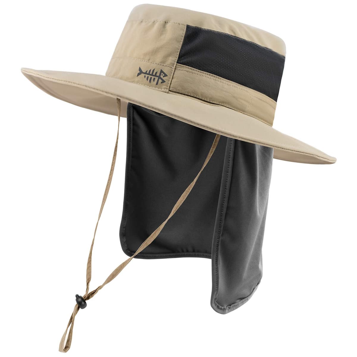 Bassdash UPF 50+ Sombrero de Pesca Solar Resistente al Agua con Solapa de Cuello Desmontable — view 27