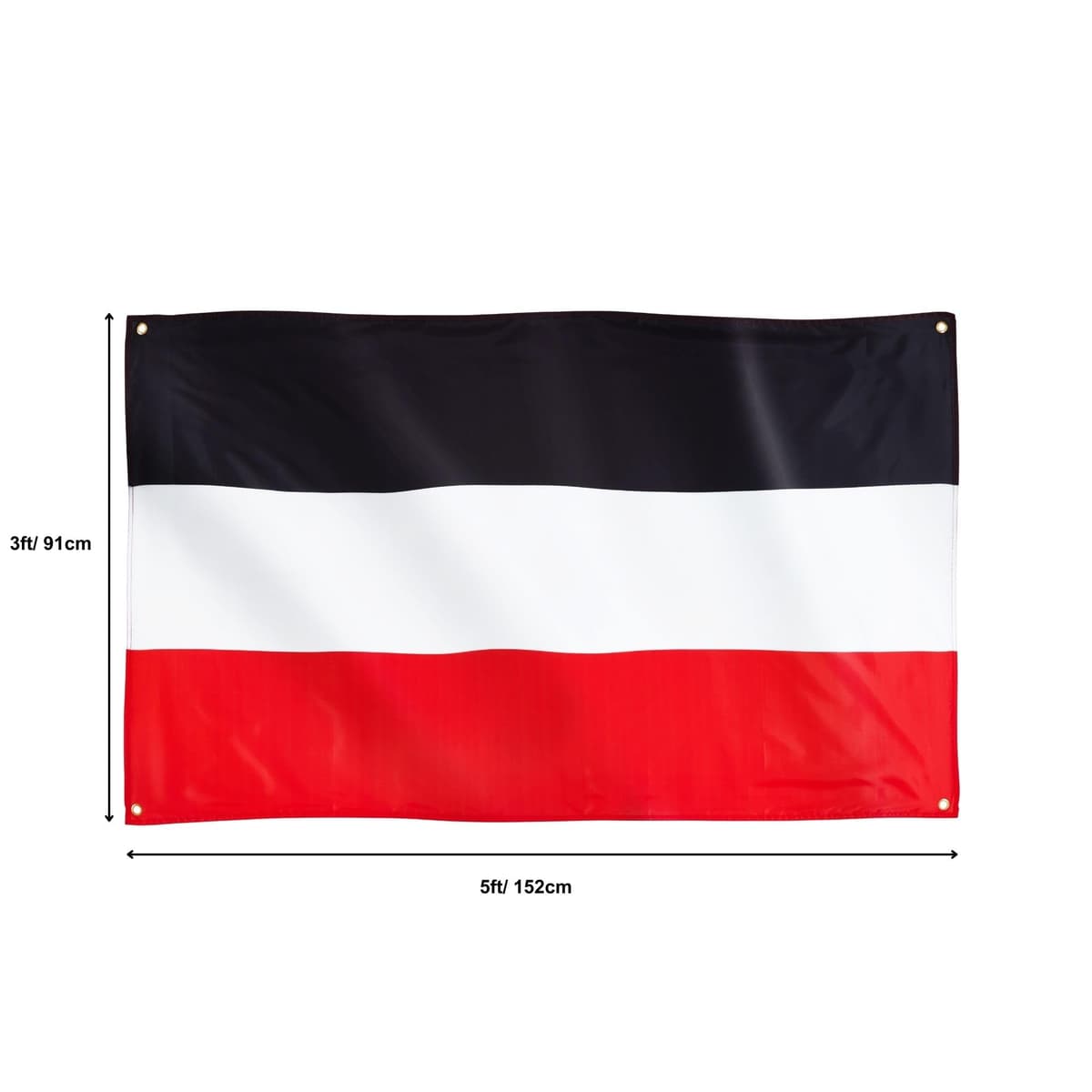Runesol Cornwall Flag - 91x152cm, 3ft x 5ft, Cornish Flag, 4 Grommets, Eyelet in Every Corner, Premium Quality, Inside & Outside Use, Vivid Colours — view 885