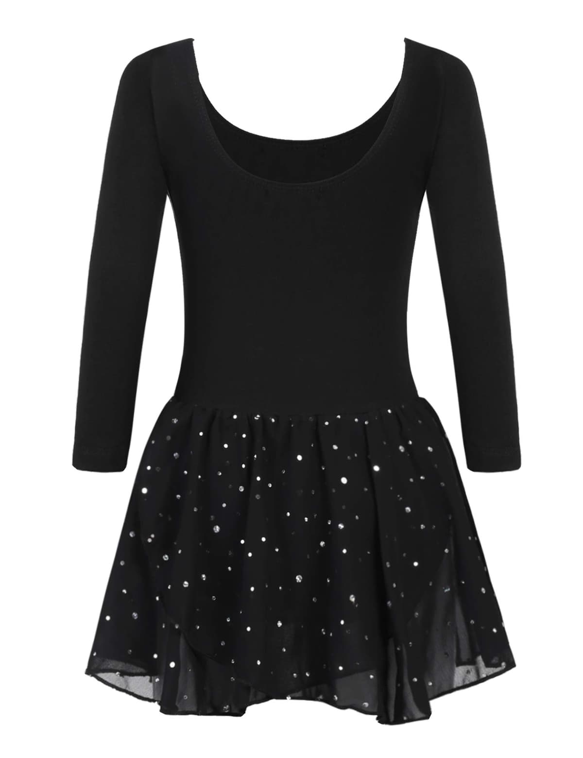 Trudge Ropa de Ballet para Niñas - Vestido Manga Corta de Algodón con Leotardo y Falda Tutú - Traje de Baile — view 14