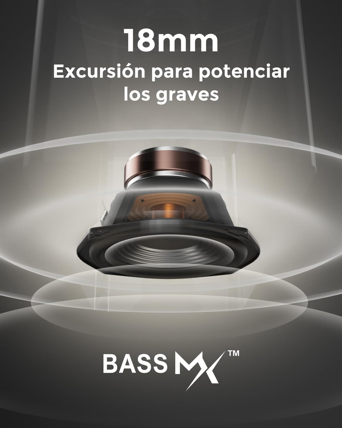 ULTIMEA 5.1ch Barra de Sonido TV con Dolby Atmos, Sistema de Sonido Envolvente para Home Cinema, Barra de Sonido con Subwoofer para TV, 340W, Bajos Ajustables, App, Bluetooth 5.4, Poseidon M60 Boom — view 6