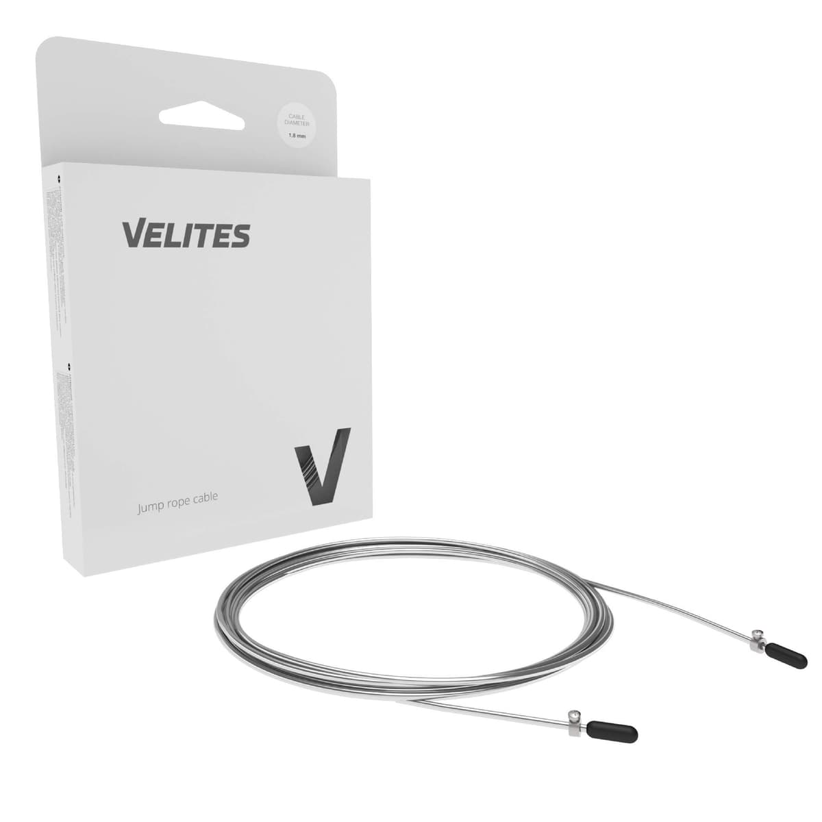 Velites Cable Plata Entrenamiento 1.8 mm, Repuesto Comba, Adultos Unisex — view 2
