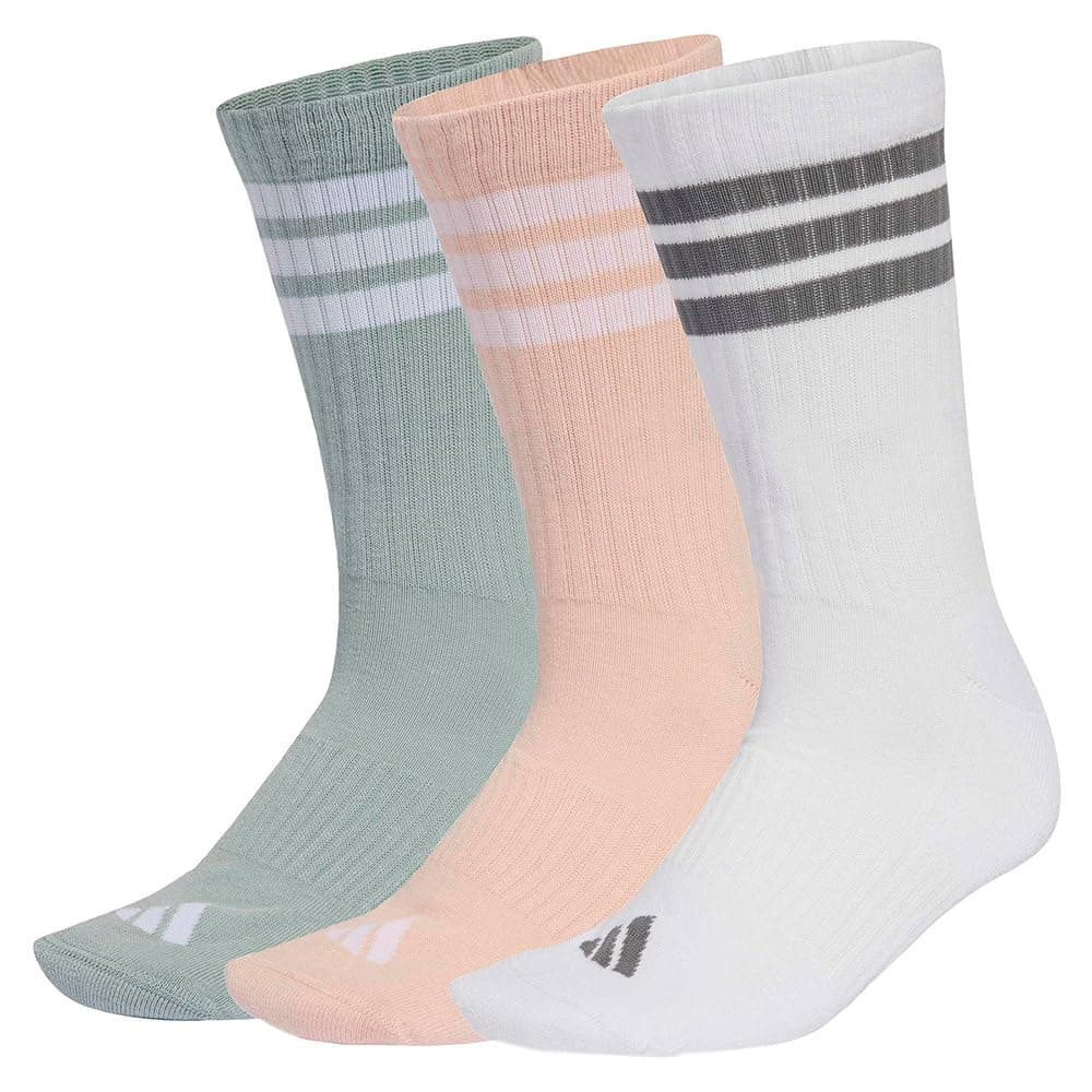 adidas 3-Stripes Cushioned Crew Socks 3 Pair Pack — view 5