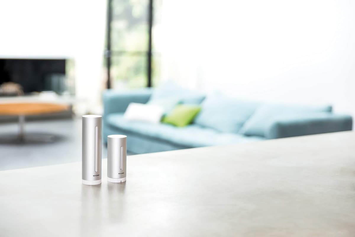 Netatmo Estación Meteorológica Inalámbrica Interior Exterior con Wifi, Compatible con Alexa y Apple HomeKit, NWS01-EC, Plateado, 105x45x45 cm — view 4