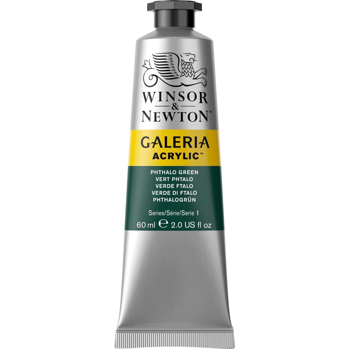 Winsor & Newton Galería - Pintura Acrílica , 60 ml, Verde (Phthalo Green) — view 5