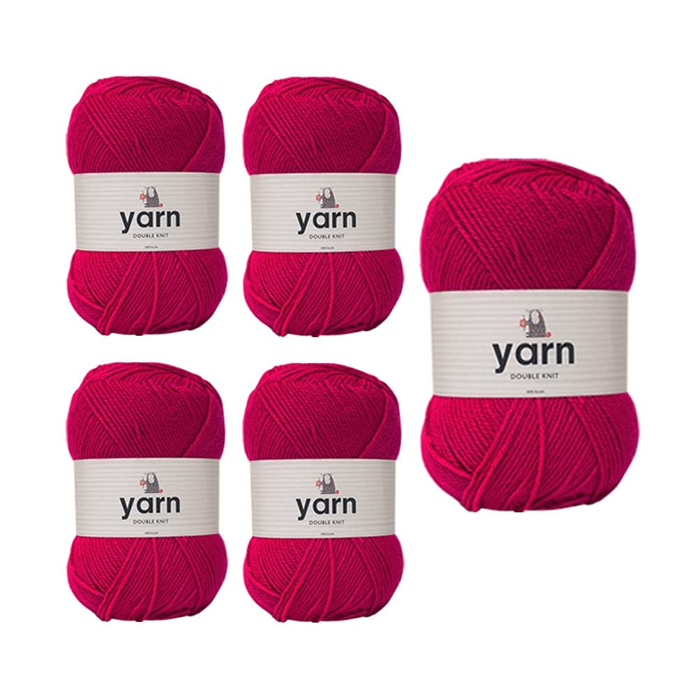 Korbond DK Beige Yarn - 100g Acrylic Wool - Lightweight, Hypoallergenic & Durable Double Knit Crochet Yarn Knitting Wool (290m Total) — view 114