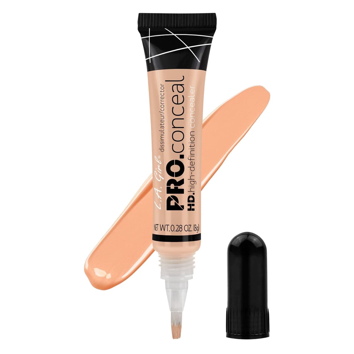 L.A. Girl - Corrector HD Pro Conceal | Cobertura completa | Aspecto natural | Minimiza líneas finas | Resistente | Larga duración, Light Yellow, 8 g — view 18