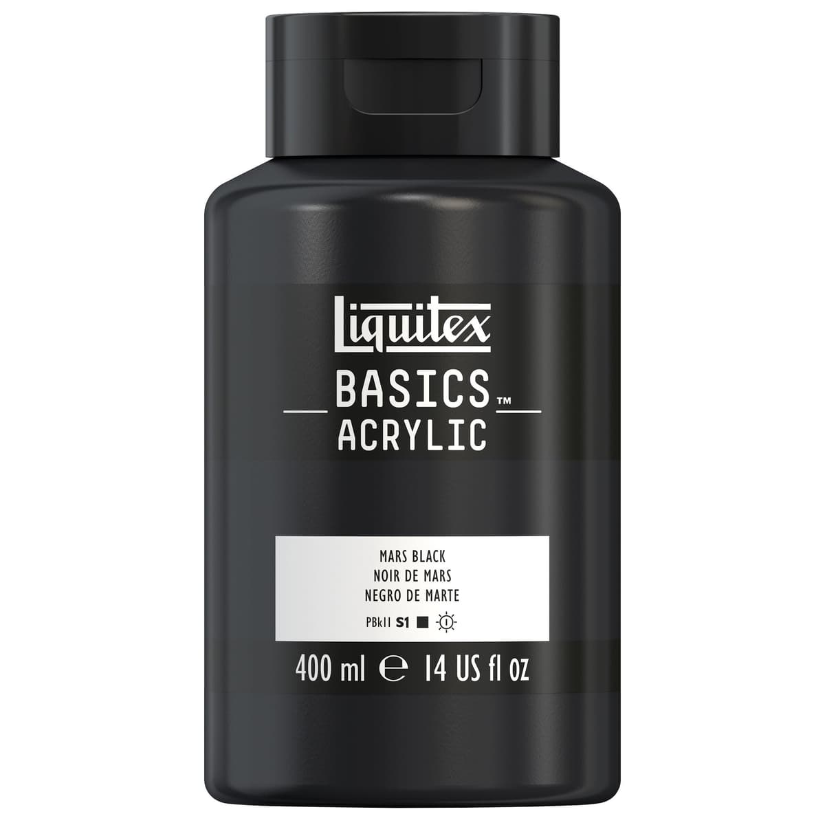 LIQUITEX Basics Acrylic Paint, Mars Black, 118 ml Tube — view 164