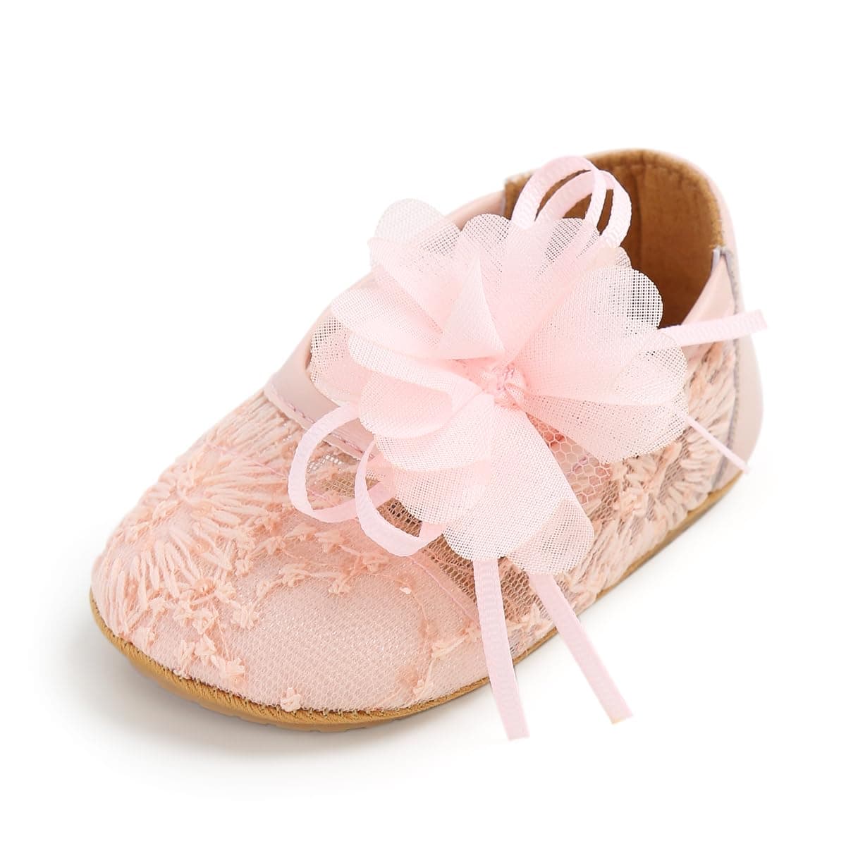 RVROVIC Baby Girl Moccasins Infant Princess Sparkly Premium Lightweight Soft Sole Prewalker Toddler Girls Shoes — view 21