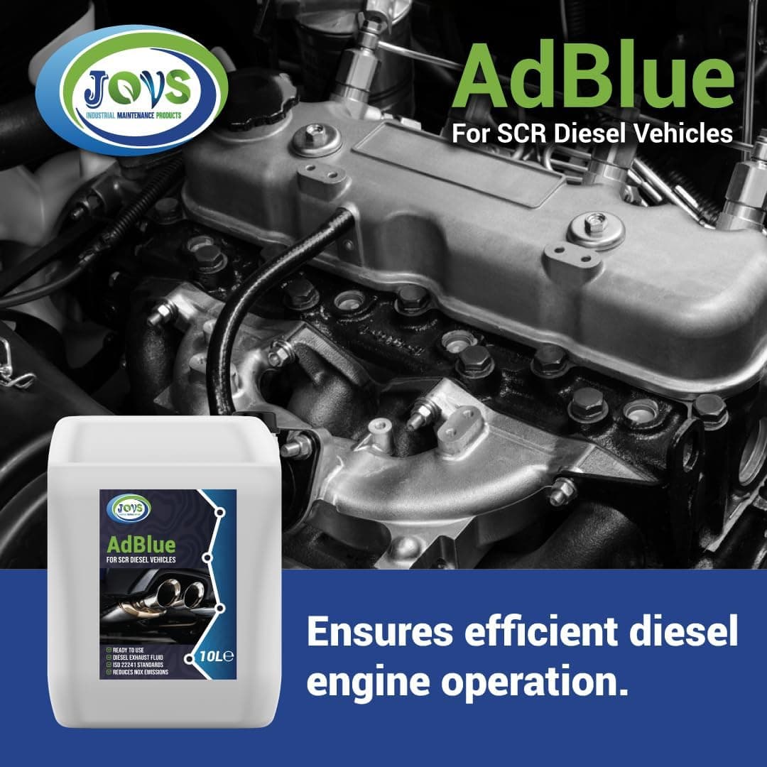 JOVS AdBlue 10 Liters with Spout – Diesel Exhaust Fluid Additive for SCR-Equipped Vehicles - Crystal Clean Diesel Treatment F — view 2