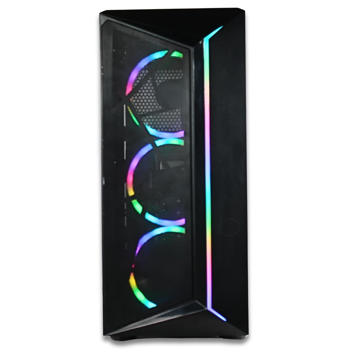 XUM CMP 510 Gaming PC AMD Ryzen 5 5500, RTX 5060 8GB, 32GB DDR4 RAM, 512GB NVMe SSD, 1TB HDD, 650W PSU 80+ Bronze, aRGB, WiFi 5, Windows 11 Home, Creator Gaming, Black Case — view 2